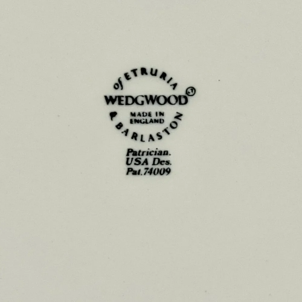 Wedgwood Barlaston Etruria PATRICIAN 10.5
